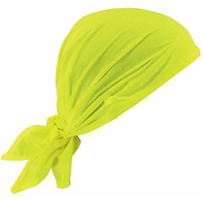 Ergodyne 6710CT Evaporative Cooling Bandana Triangle Hat Lime - Polyvinyl Alcohol (PVA)