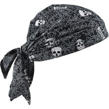 Ergodyne 6710CT Evaporative Cooling Bandana Triangle Hat Skull - Polyvinyl Alcohol (PVA)