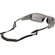 Ergodyne 3280 Elastic Coil Eyewear Lanyard Adjustable - 0.3" Height x 1.5" Width x 12" Length - Black - Elastic, Nylon - 6 / Carton