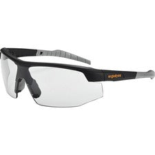Ergodyne SKOLL In/Outdoor Lens Matte Safety Glasses Recommended for: Indoor/Outdoor, Construction, Carpentry, Woodworking, Landscaping, Boating, Skiing, Fishing, Hunting, Shooting, Sport - Eye Protection - Matte Black - Anti-fog, Anti-scratch, UV Resistan