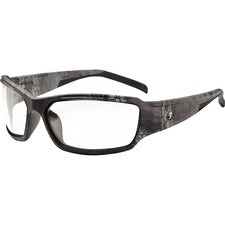 Ergodyne THOR Anti-Fog Clear Lens Kryptek Typhon Safety Glasses Eye Protection - Kryptek Typhon - Clear Lens - Durable, Bendable Frame, Flexible Frame, Break Resistant, Non-Slip Temple, Rubber Tipped Temples, Slip Resistant, Anti-scratch, UV Resistant, Po