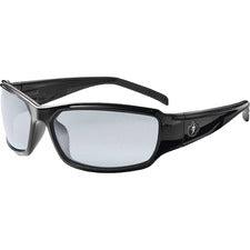 Ergodyne THOR Anti-Fog In/Outdoor Lens Safety Glasses Recommended for: Indoor/Outdoor - Eye Protection - Black - Durable, Bendable Frame, Flexible Frame, Break Resistant, Non-Slip Temple, Rubber Tipped Temples, Slip Resistant, Anti-scratch, UV Resistant,