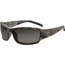 Ergodyne THOR Polarized Smoke Lens Kryptek Typhon Safety Glasses Recommended for: Construction, Carpentry, Woodworking, Landscaping, Boating, Skiing, Fishing, Hunting, Shooting, Sport - Eye Protection - Kryptek Typhon - Smoke Lens - Durable, Bendable Fram