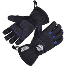 Ergodyne ProFlex 819WP Extreme Thermal Waterproof Winter Work Gloves 3" Thickness x 13.75" Glove Length - Thermal Protection - Medium Size - Black - Touchscreen Capable - Weather Resistant, Water Proof, Rugged, Moisture Resistant, Wind Resistant, Durable,