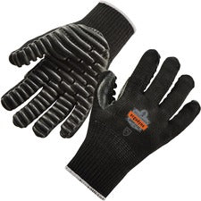 Ergodyne ProFlex 9003 Certified Lightweight Anti-Vibration Gloves 0.75" Thickness x 13.50" Glove Length - Medium Size - Black - Anti-Vibration, Lightweight, Breathable, Seamless, Flexible, Comfortable, Pre-curved Design, Secure Fit, Dirt Resistant, Machin