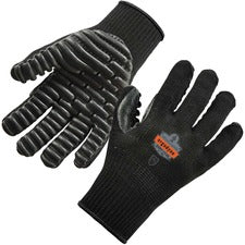 Ergodyne ProFlex 9003 Certified Lightweight Anti-Vibration Gloves 0.75" Thickness x 13.50" Glove Length - Extra Large Size - Black - Anti-Vibration, Lightweight, Breathable, Seamless, Flexible, Comfortable, Pre-curved Design, Secure Fit, Dirt Resistant, M