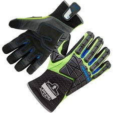 Ergodyne ProFlex 925WP Performance DIR Thermal WP Gloves 2" Thickness x 13.25" Glove Length - Thermal Protection - Small Size - Lime - Impact Resistant, Water Proof, Reinforced Thumb, Reinforced Index Finger, Reflective Binding, Pull-on Tab, Cold Resistan
