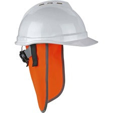 Ergodyne 8006 Hi-Vis Neck Shade 1" Height x 14.5" Width - Orange - Polyester, Fabric - 6 / Carton