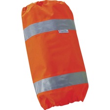 Ergodyne 8008 Class E Hi-Vis Leg Gaiters Drawstring Closure Closure - Polyurethane, Polyurethane - Orange - Weather Proof, Reflective - 2/Pair - 12 / Carton