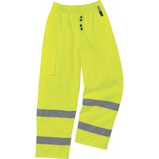 Ergodyne 8925 Class E Thermal Pants For Weather Protection - 3-Xtra Large Size - Lime - Polyester, Polyurethane, Thinsulate