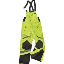 Ergodyne 8928 Class E Insulated Bibs Bib Overall - 4XL - Lime - Polyurethane, 300D Oxford Polyester
