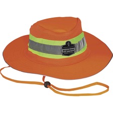 Ergodyne 8935 HI-Vis Ranger Sun Hat Small (S)/Medium (M) Size - Polyester - Orange