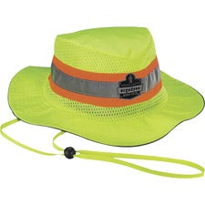 Ergodyne 8935 HI-Vis Ranger Sun Hat Large (L)/Extra Large (XL) Size - Polyester - Lime
