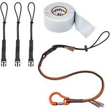 Ergodyne 3181 Tool Tethering Kit - 5lbs / 2.3kg Anodized Aluminum Alloy, Polyester, Elastic - 1 Each