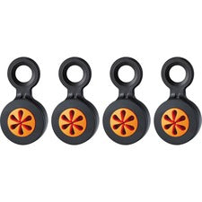 Ergodyne 3740 Hand Tool Attachment Trap - Slips (4-Pack) 0.8" Height x 4" Width - Orange, Black - Acrylonitrile Butadiene Styrene (ABS) - 4 / Pack