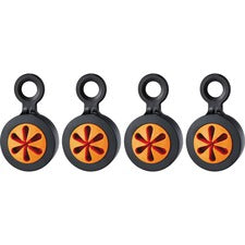 Ergodyne 3740 Hand Tool Attachment Trap - Slips (4-Pack) 0.8" Height x 4" Width - Orange, Black - Acrylonitrile Butadiene Styrene (ABS) - 4 / Pack