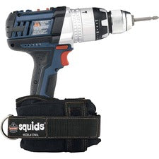 Ergodyne 3780 Power Tool Trap 9" Height x 3.3" Width - Black - Nylon, Cast Iron - 1 Each