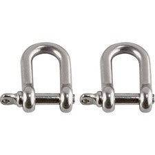 Ergodyne 3790 Tool Shackle (2-Pack) 0.5" Height x 4.5" Width - Stainless - Stainless Steel - 2 / Pack