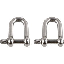 Ergodyne 3790 Tool Shackle (2-Pack) 0.5" Height x 4.5" Width - Stainless - Stainless Steel - 2 / Pack