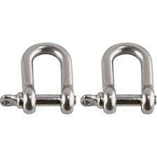 Ergodyne 3790 Tool Shackle (2-Pack) 0.6" Height x 4.3" Width - Stainless - Stainless Steel - 2 / Pack