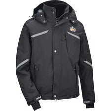 Ergodyne 6466 Thermal Jacket 2XL Size - Nylon - Black