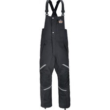 Ergodyne 6471 Thermal Bibs Bib Overall - Medium - Black - 1600D Nylon, 500D Nylon