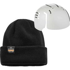 Ergodyne 6811ZI Rib Knit Hat with Bump Cap Insert Acrylic, Polyurethane - Black