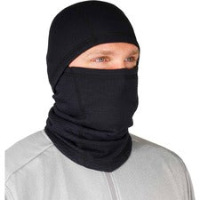 Ergodyne 6847 Flame-resistant Balaclava Face Mask - NFPA 70E / NFPA 2112 Black