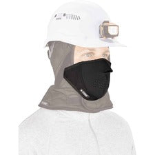 Ergodyne 6874 Thermal Mouthpiece - 2-Layer, Fleece-Lined, Neoprene Shell Neoprene, Fleece - Black