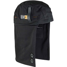 Ergodyne 6885 FR Winter Hard Hat Liner - 2-layer, Zip-Off Cap, Modacrylic/Cotton Modacrylic, Cotton, Polyester Fleece, Elastic - Black