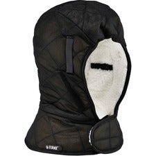 Ergodyne 6952 Shoulder 3-Layer Winter Liner w/Sherpa Fleece Polyester, Nylon, Foam, Elastic - Black