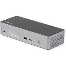 StarTech.com Docking Station for Monitor, Tablet, Smartphone, Notebook - 100 W - USB Type C - 4 Displays Supported - 4K - 3840 x 2160, 5120 x 2880 - 4 x USB Ports - 3 x USB Type-A Ports - USB Type-A - 1 x USB Type-C Ports - Network (RJ-45) - 4 x HDMI Port