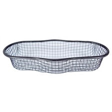 RDI Oval Wire Basket Organizer Lightweight, Durable, Bend Resistant - Black - Wire - 12 / Carton
