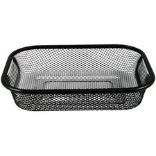 RDI Square Wire Basket Organizer Lightweight, Durable, Bend Resistant - Black - Wire - 12 / Carton
