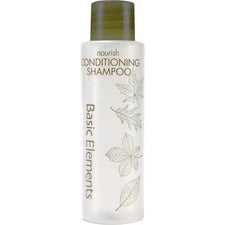 Basic Elements Shampoo 1 fl oz (30 mL) - Bottle Dispenser - Skin - Multicolor - Anti-irritant, Dye-free, Fragrance-free - 200 / Carton