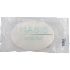 OASIS Soap Bars Bergamot Oil, Yuzu Fruit Scent - 0.35 oz - Bath, Hotel, Skin - White - 1000 / Carton