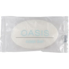 OASIS Soap Bars Bergamot Oil, Yuzu Fruit Scent - 0.46 oz - Bath, Hotel, Skin - White - 1000 / Carton