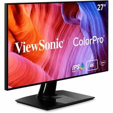 ViewSonic ColorPro VP2768a-4K 27" Class 4K UHD LED Monitor - 16:9 - Black 27" Viewable - In-plane Switching (IPS) Technology - LED Backlight - 3840 x 2160 - 1.07 Billion Colors - 350 Nit - 6 ms - 75 Hz Refresh Rate - Speakers - USB Type-C - HDMI - Display