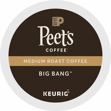 Peet's Coffee® K-Cup Big Bang Coffee Compatible with Keurig Brewer - Medium - K-Cup - Big Bang - 22 / Box