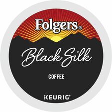 Folgers® K-Cup Black Silk Coffee Compatible with Keurig Brewer - Dark - K-Cup - Black Silk - 24 / Box