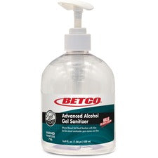 Betco Hand Sanitizer Gel Fresh & Light Scent - 16.91 fl oz - Pump Bottle Dispenser - Kill Germs - Skin, Hand - Moisturizing - Clear - Non-sticky, Residue-free, Quick Drying, pH Neutral - 1 Each