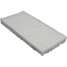 Genuine Joe Utility Pad Rectangle - 1.30" Height x 4.50" Width10.20" Length - Multipurpose, Multi Surface - White - 1 Each