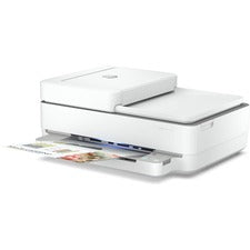 HP Envy 6455e Wireless Inkjet Multifunction Printer - Color - White Copier/Mobile Fax/Printer/Scanner - 1200 x 1200 dpi Print - Automatic Duplex Print - Up to 1000 Pages Monthly - 100 sheets Input - Color Flatbed Scanner - 1200 dpi Optical Scan - Color Fa
