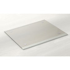 Lorell Desk Pad Rectangular - 24" Width - Rubber - Clear