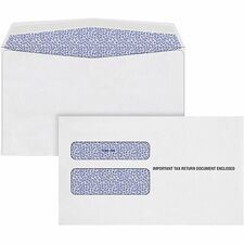TOPS W-2 Continuous Tax Envelope Document - 9 1/2" Width x 5 5/8" Length - Gummed - White - 24 / Pack