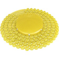 Vectair Systems P-Screen 60 Day Urinal Screen Lasts upto 60 Days - Anti-bacterial, Recyclable, Splash Resistant - 6 / Carton - Yellow