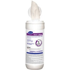 Diversey Oxivir 1 Wipes Ready-To-Use - Characteristic, Cherry Almond Scent - 8" Length x 7" Width - Disinfectant, VOC-free, Fragrance-free, NPE-free, Phosphate-free, Phenol-free, Fast Acting, Deodorize - White - 60/Tub - 12 / Carton