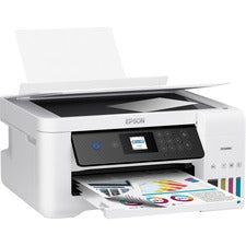 Epson WorkForce ST-C2100 Wireless Inkjet Multifunction Printer - Color Copier/Printer/Scanner - 5760 x 1440 dpi class - Automatic Duplex Print - Up to 3000 Pages Monthly - 100 sheets Input - Color Flatbed Scanner - 1200 dpi Optical Scan - Wireless LAN - W