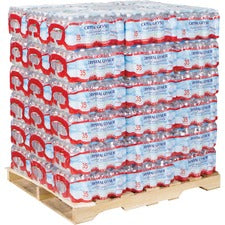 Crystal Geyser Natural Alpine Spring Water Ready-to-Drink - 16.90 fl oz (500 mL) - Natural - 35/Carton - 1890 / Pallet