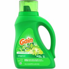 Gain Detergent With Aroma Boost 46 fl oz (1.4 quart) - Original Scent - Green - 1 Bottle